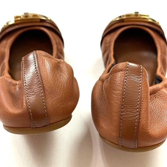 Like NEW Burberry Plaid Haymarket Aston Ballerina Flats EU 37.5 - Picture 8 of 14